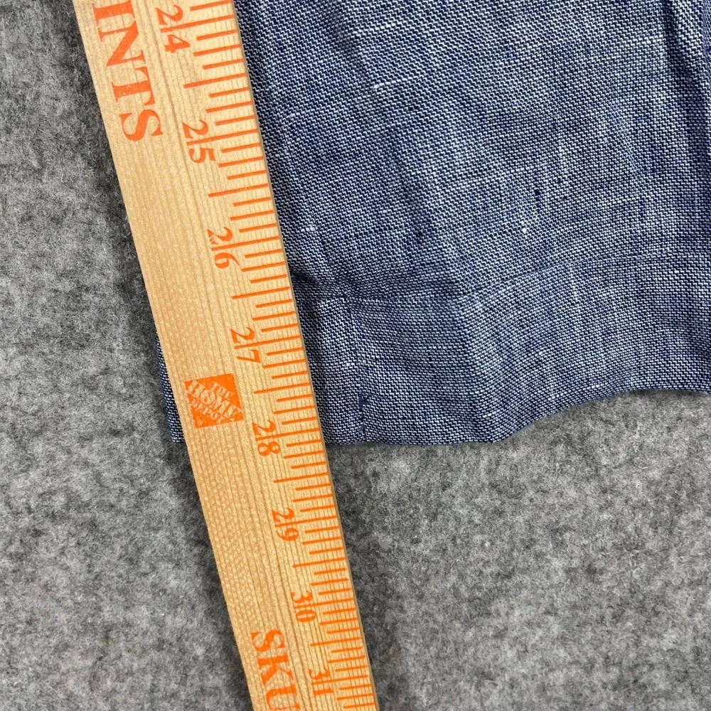 Murano Zac Classic Fit Mens Blue Baird McNutt Irish Linen Dress Pants 36x30